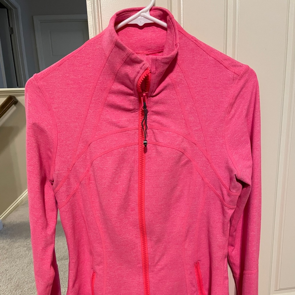 Lululemon pink zip up jacket